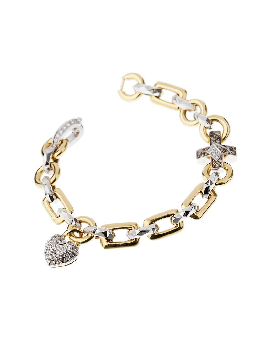 Mikimoto 18k 0.90 Ct. Tw. Diamond Bracelet (authentic )