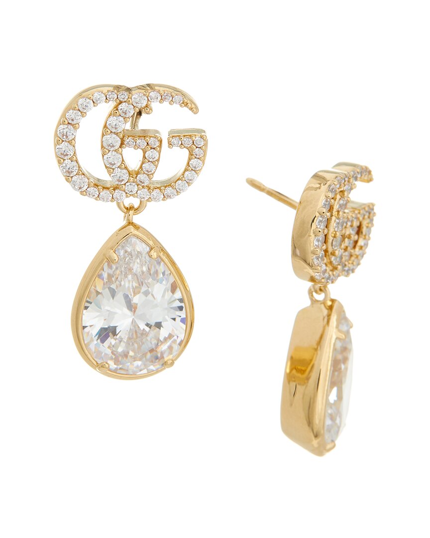 Gucci Gg Marmont Crystal Earrings In 8062