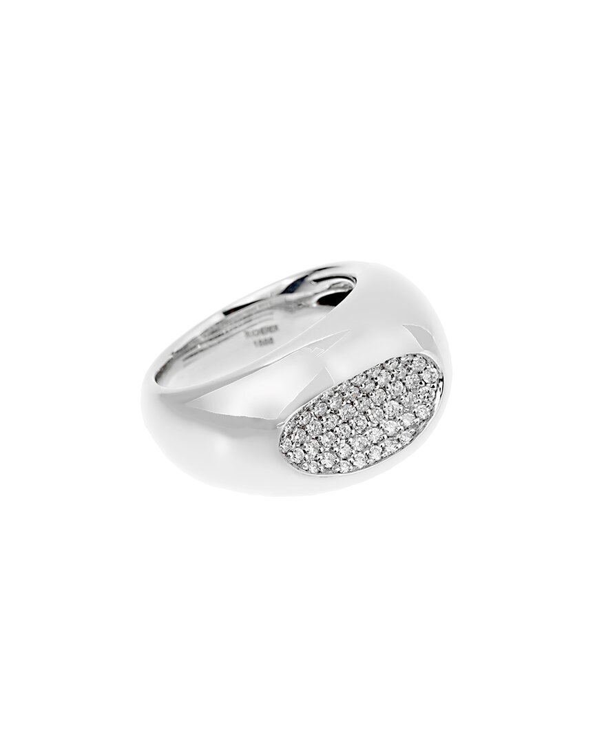 Bucherer 18k 0.70 Ct. Tw. Diamond Ring (authentic ) In Metallic