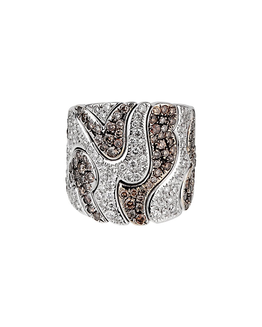 Marina B 18k 2.50 Ct. Tw. Diamond Ring (authentic ) In Metallic