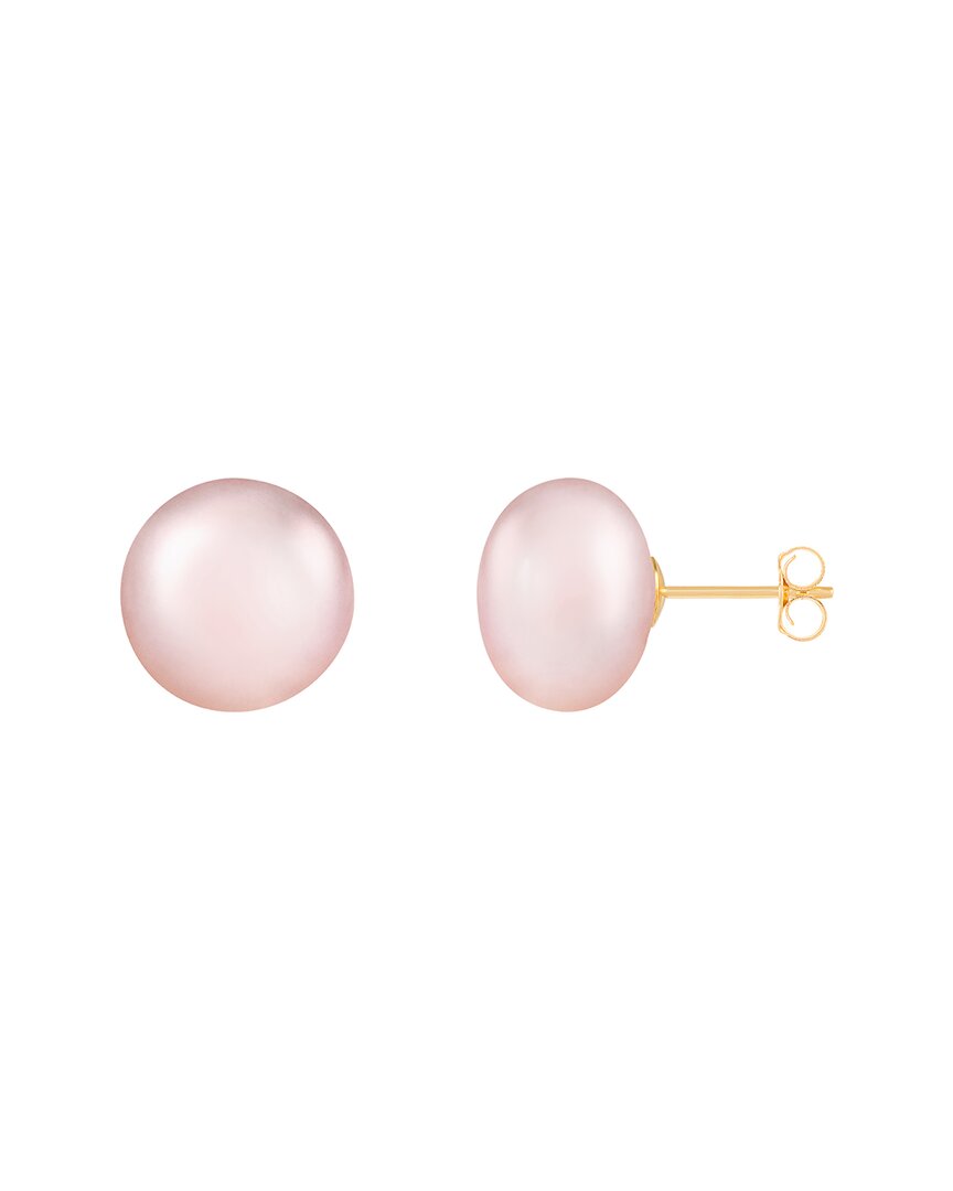 Splendid Pearls 14k 12-13mm Pearl Earrings
