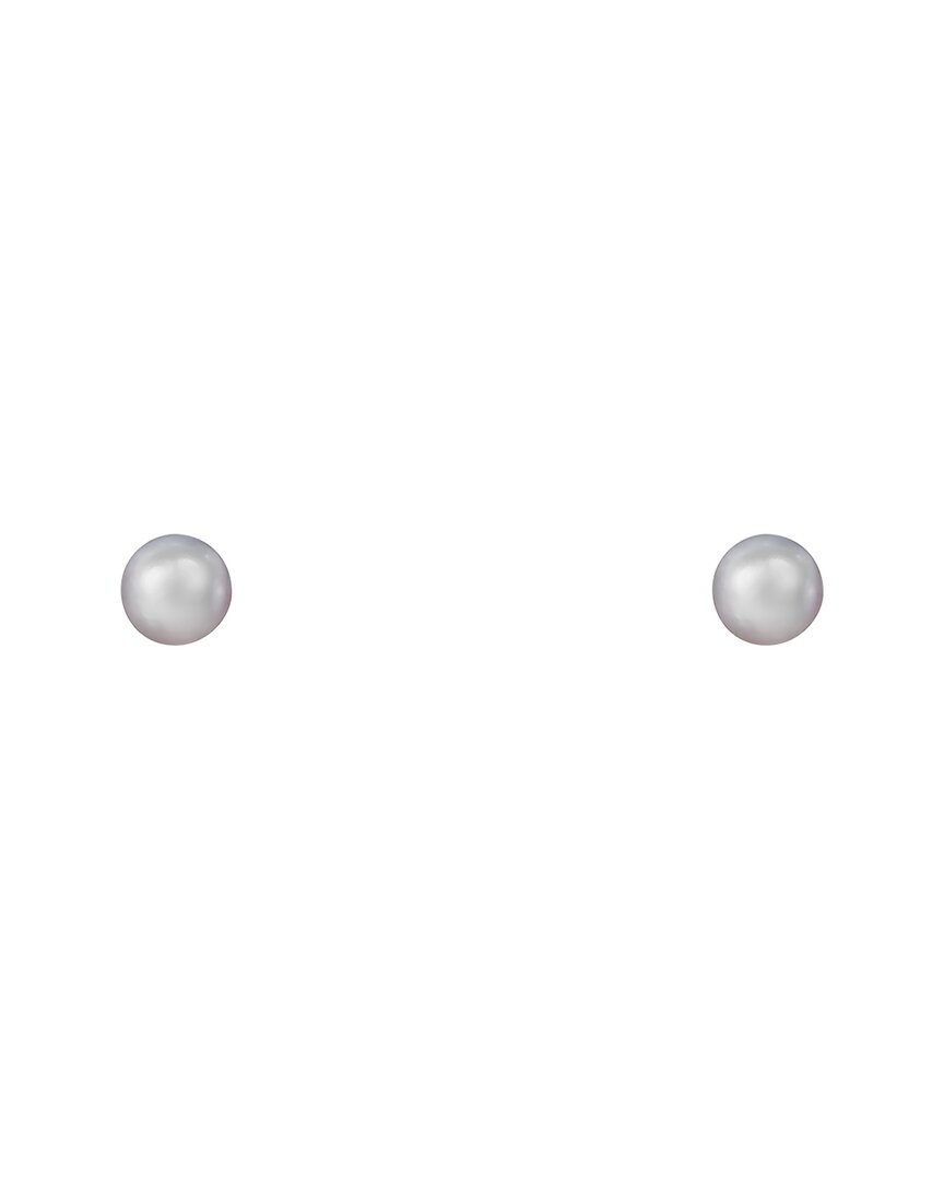 Splendid Pearls 14k 4-4.5mm Pearl Earrings