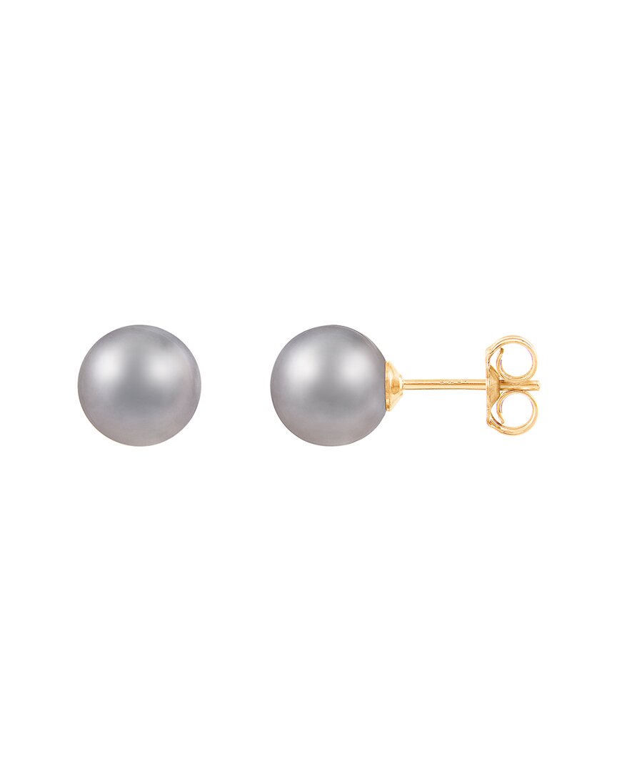 Splendid Pearls 14k 5-5.5mm Pearl Earrings