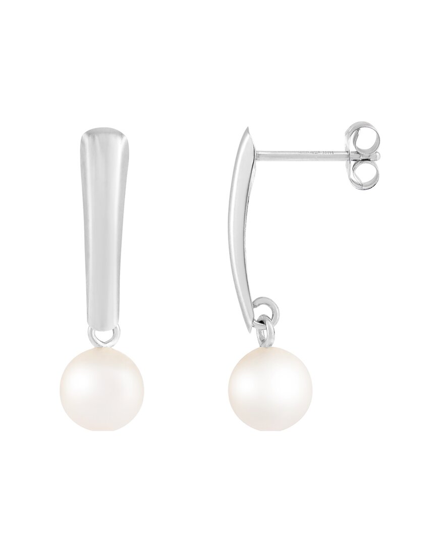 Splendid Pearls 14k 5.5-6mm Pearl Earrings