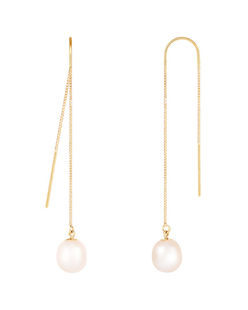 Splendid Pearls 14k 7.5-8mm Pearl Earrings