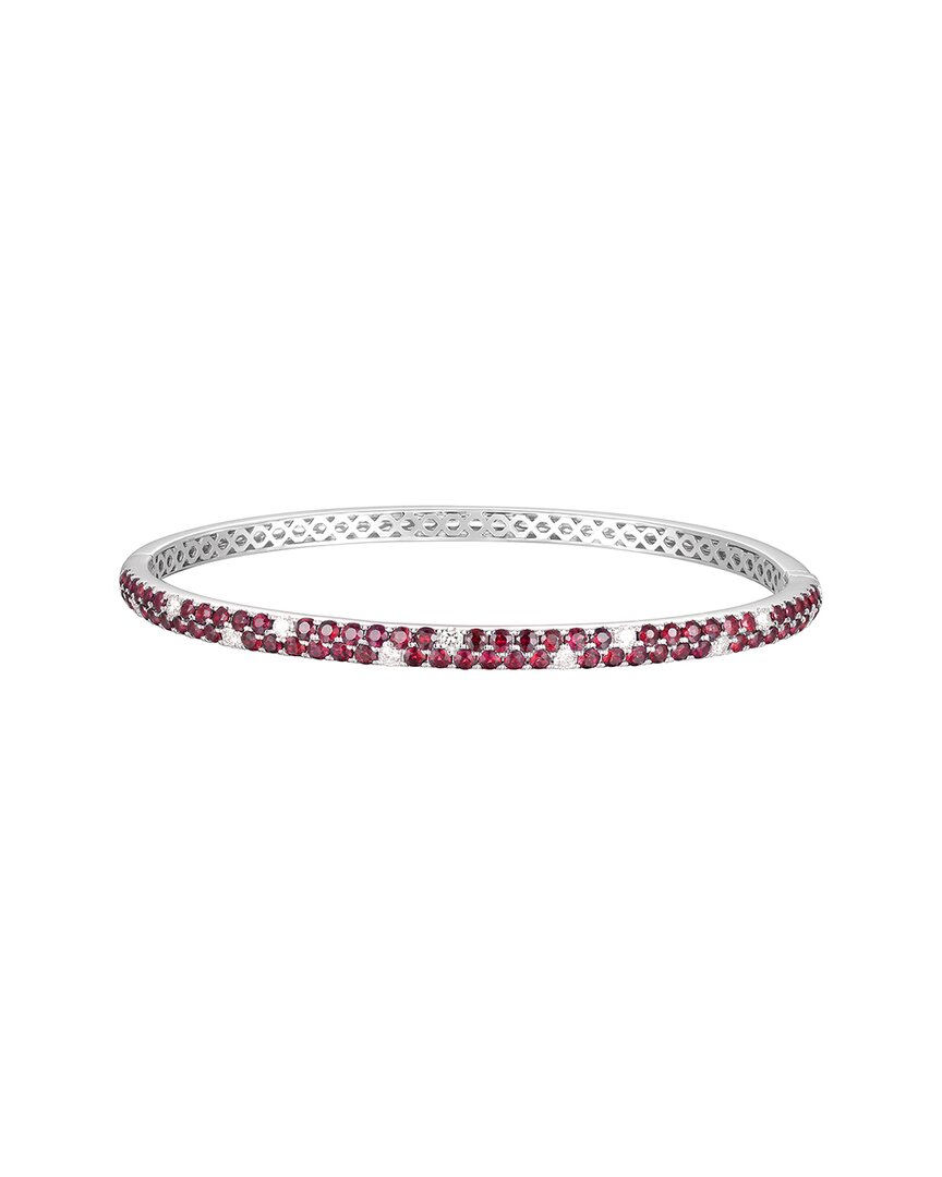 Gregg Ruth 14k 2.94 Ct. Tw. Diamond & Ruby Bangle In No Color