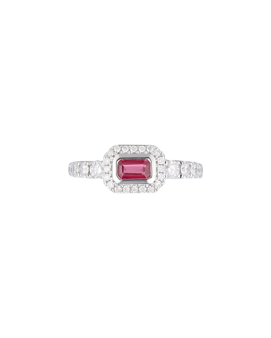 Gregg Ruth 14k 0.78 Ct. Tw. Diamond & Ruby Ring In No Color