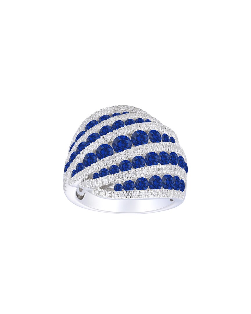 Gregg Ruth 18k 3.71 Ct. Tw. Diamond & Blue Sapphire Ring In No Color