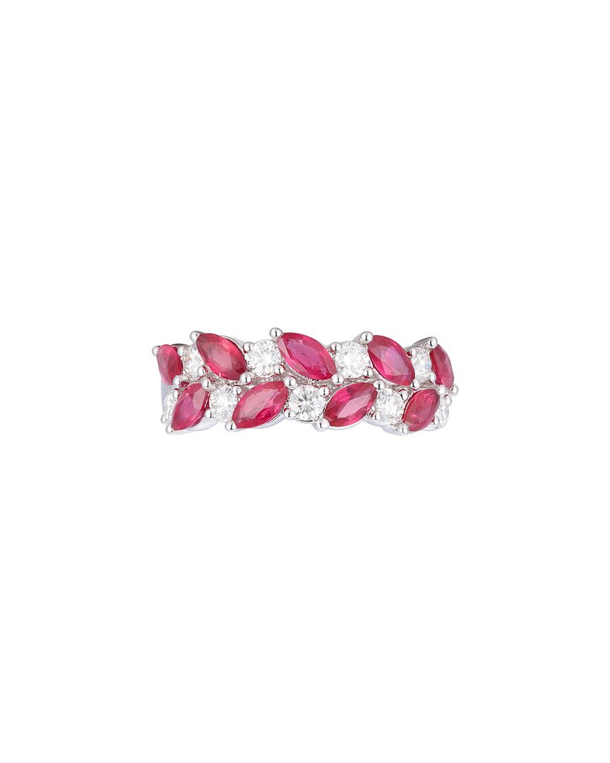 Gregg Ruth 14k 1.96 Ct. Tw. Diamond & Ruby Ring In No Color