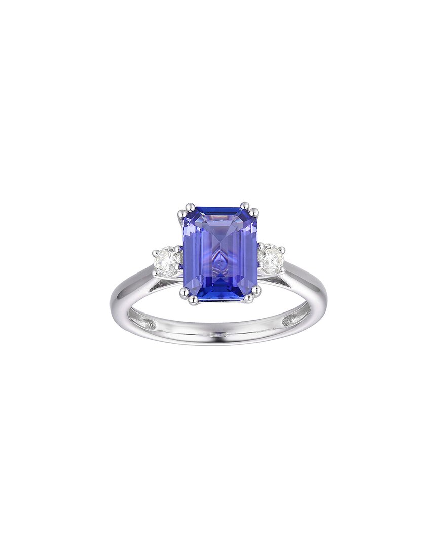 Gregg Ruth 14k 2.33 Ct. Tw. Diamond & Tanzanite Ring In No Color