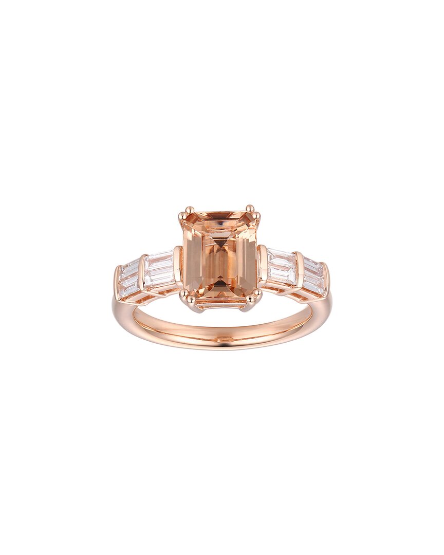 Gregg Ruth 14k 2.31 Ct. Tw. Diamond & Morganite Ring In No Color