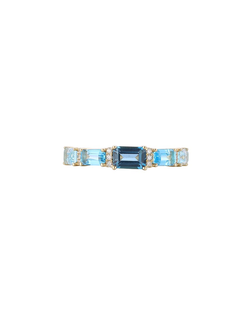 Gregg Ruth 14k 2.16 Ct. Tw. Diamond & Gemstone Ring In No Color