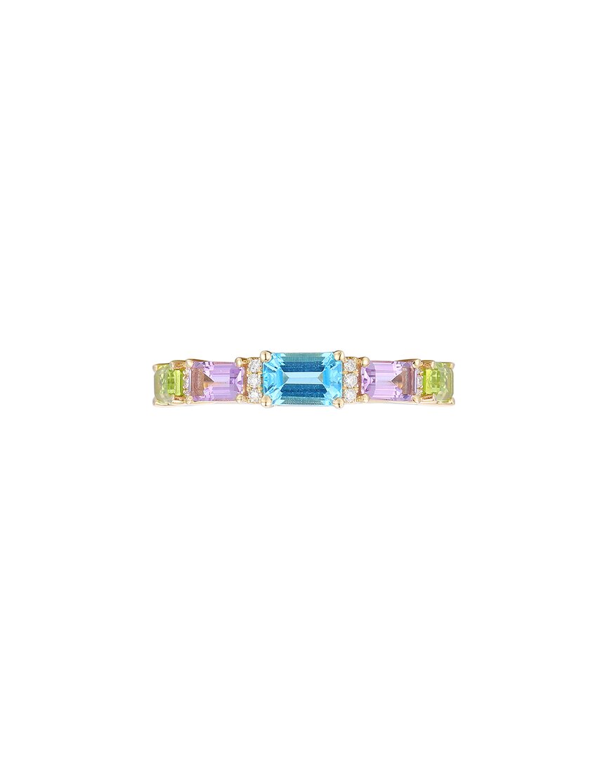 Gregg Ruth 14k 1.83 Ct. Tw. Diamond & Gemstone Ring In No Color