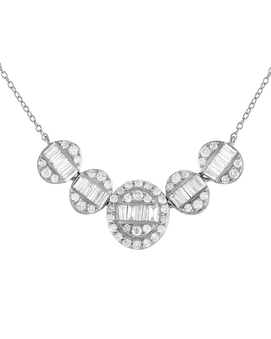 Diamond Select Cuts 14k 0.60 Ct. Tw. Diamond Necklace In Metallic