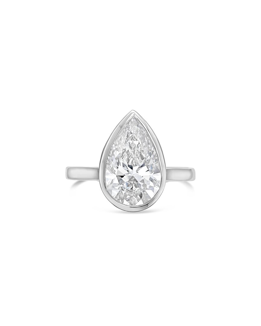 Diana M Lab Grown Diamonds Diana M. 14k 6.00 Ct. Tw. Lab-grown Diamond Bezel Ring In White