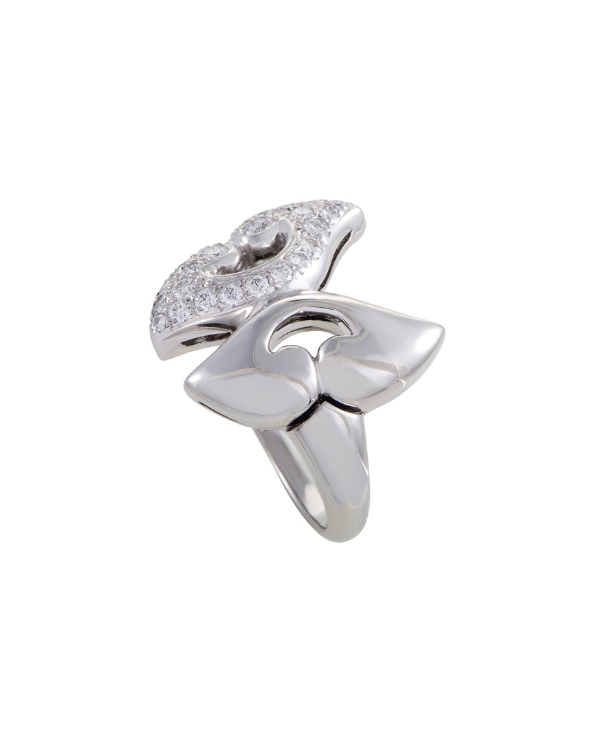 Shop Heritage Bulgari Bulgari Platinum 0.42 Ct. Tw. Diamond Ring (authentic )
