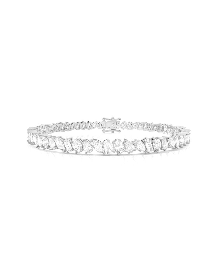Amairah 14k 10.00 Ct. Tw. Lab-grown Diamond Tennis Bracelet In Silver