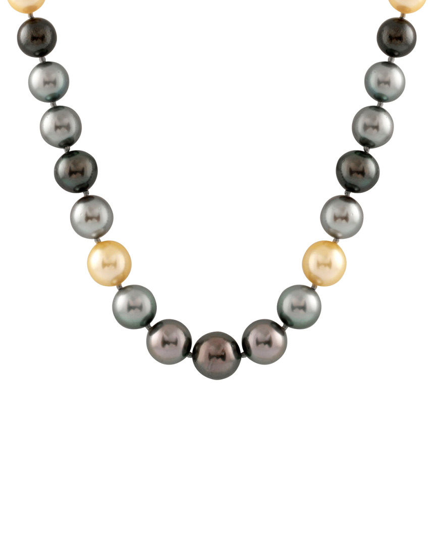 Splendid Pearls 14k 10-13mm South Sea & Tahitian Pearl Necklace