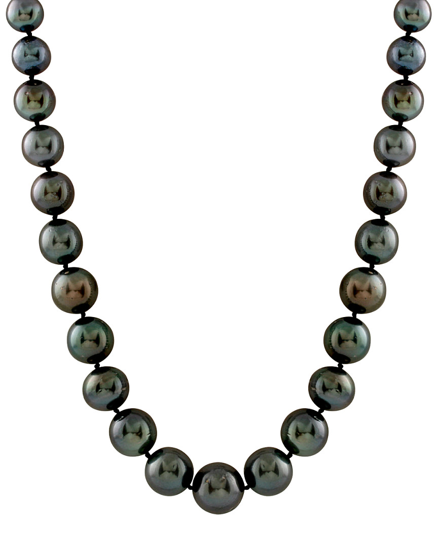 Shop Splendid Pearls 14k 8-11.5mm Tahitian Pearl Necklace
