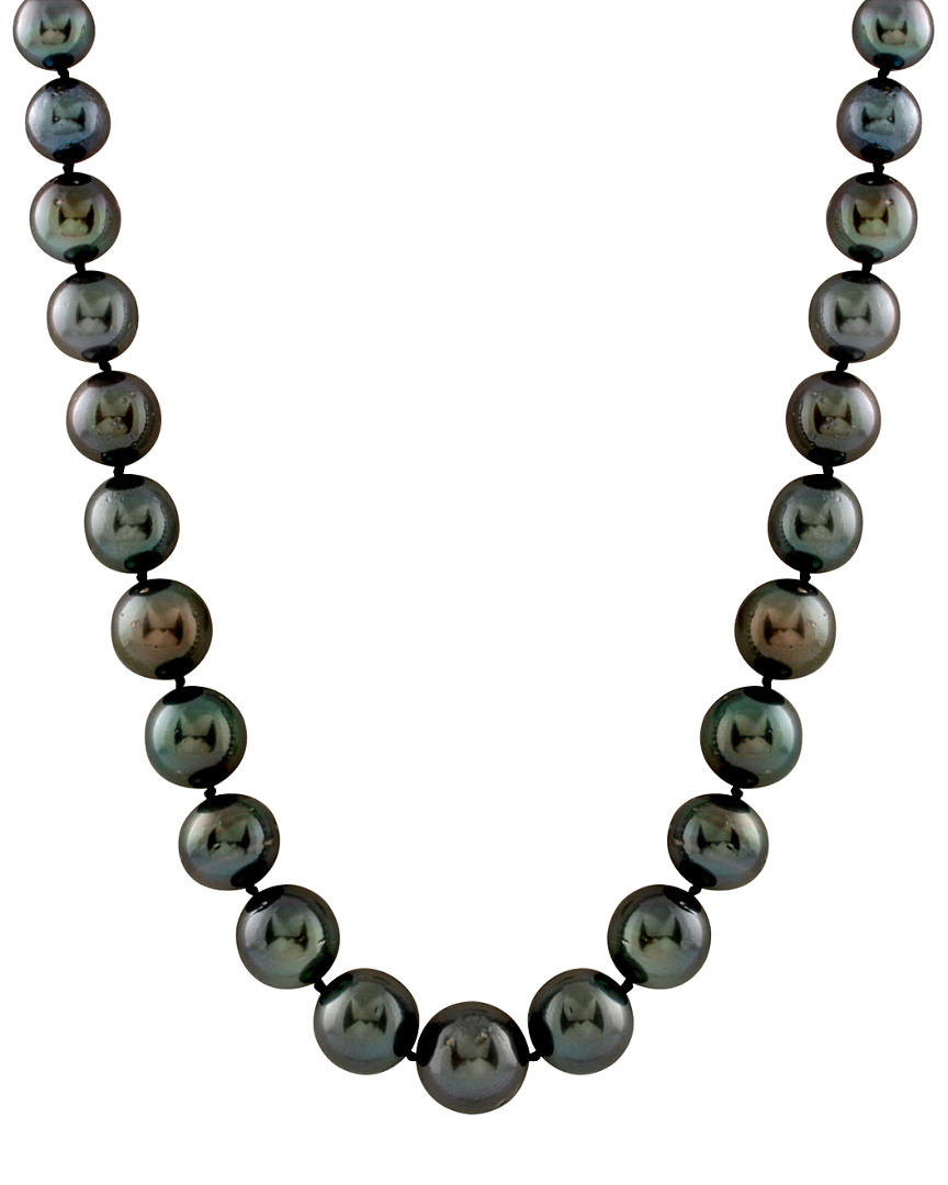 Splendid Pearls 14k 8-11.5mm Tahitian Pearl Necklace