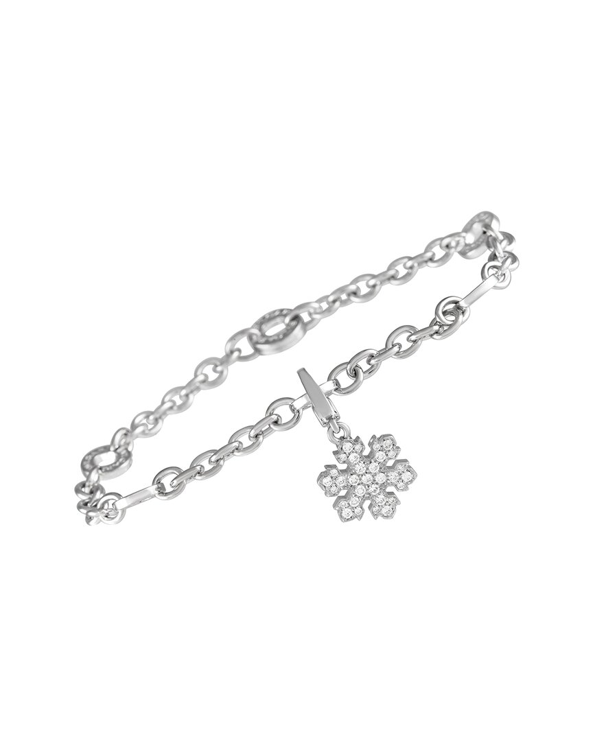 Shop Bulgari 18k Snowflake Bracelet (authentic )