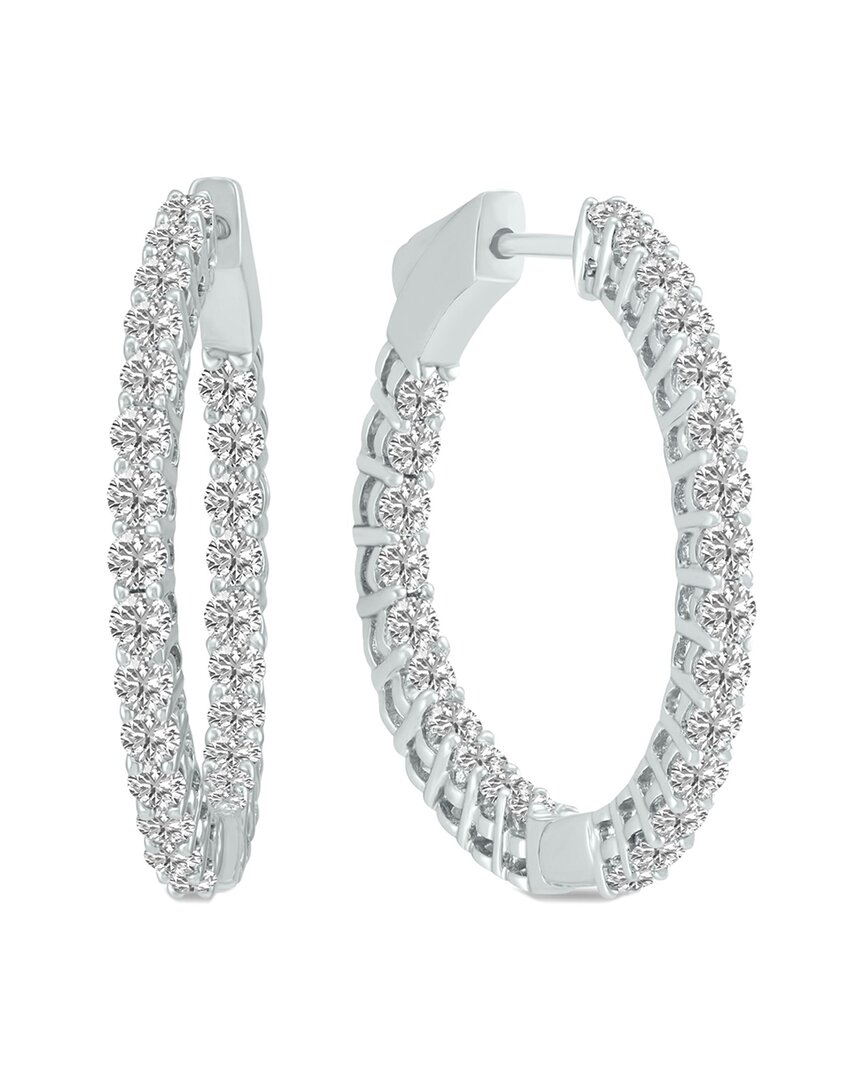Lab Grown Diamonds 14k 2.00 Ct. Tw. Lab Grown Diamond Hoops