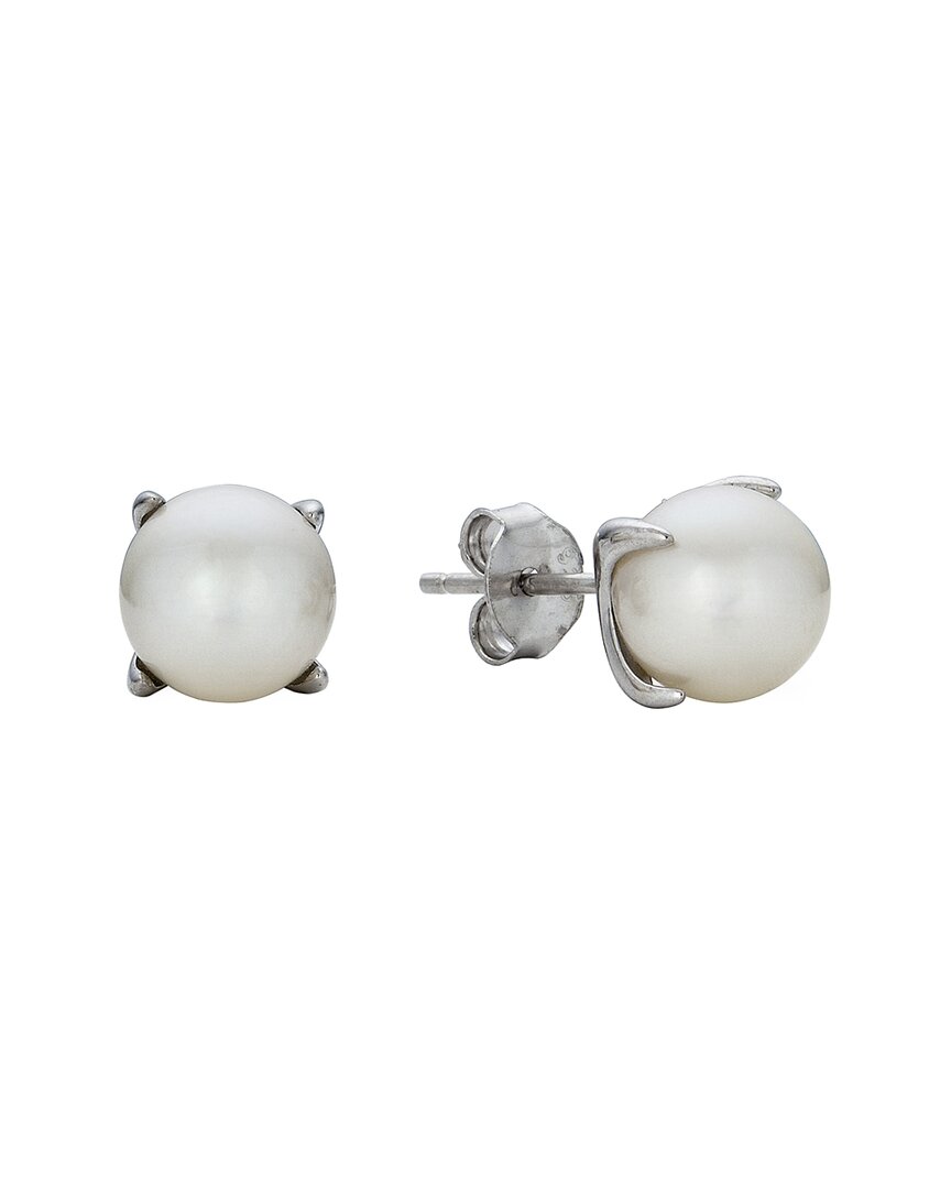 Shop Belpearl Silver Pearl Earrings