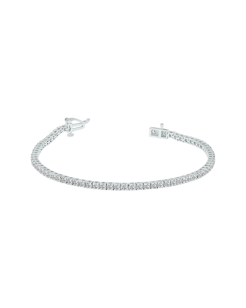 Lab Grown Diamonds 14k 4.00 Ct. Tw. Lab Grown Diamond Tennis Bracelet