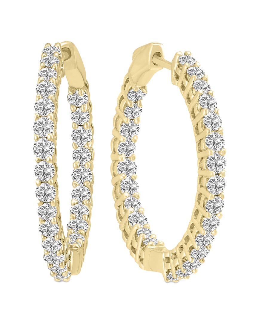 Lab Grown Diamonds 14k 3.00 Ct. Tw. Lab Grown Diamond Hoops