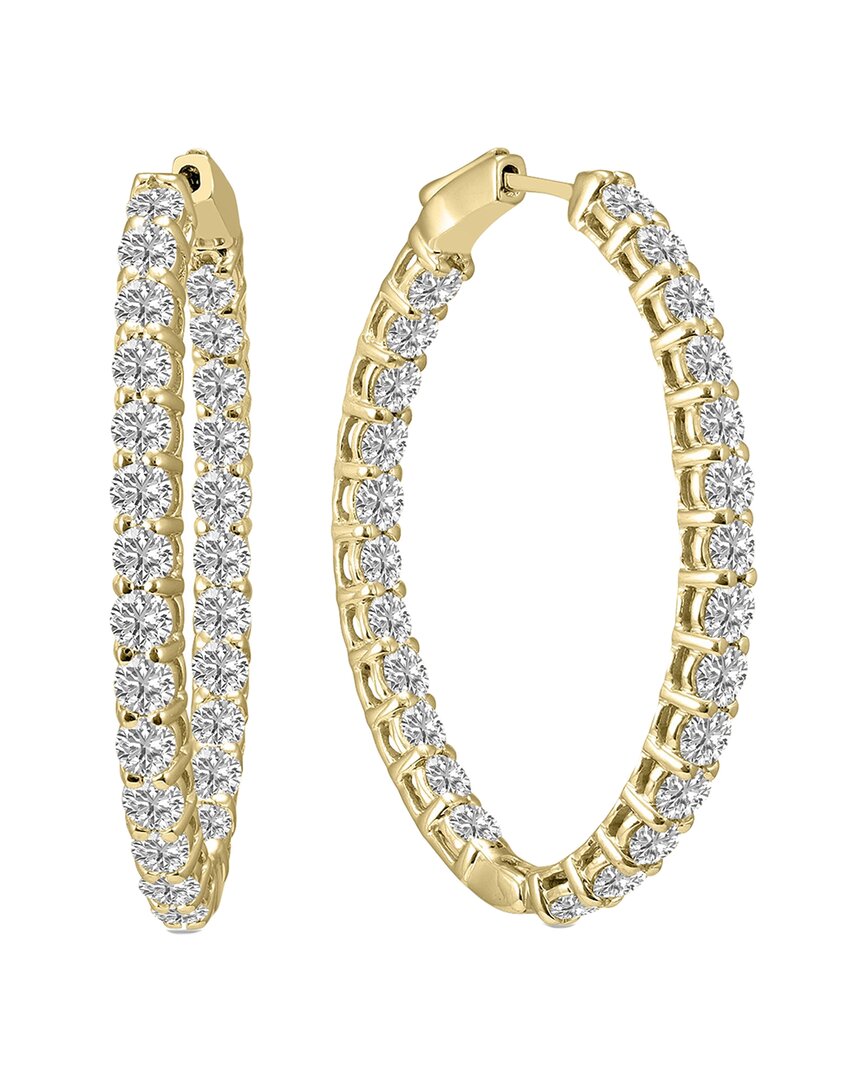 Lab Grown Diamonds 14k 5.00 Ct. Tw. Lab Grown Diamond Hoops