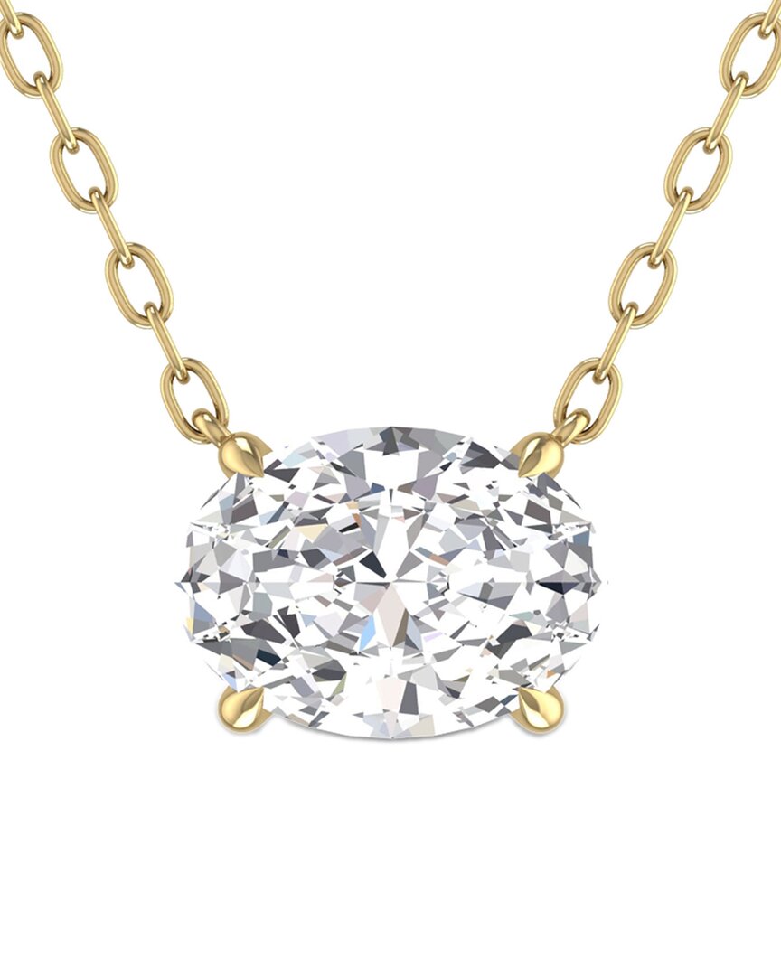 Lab Grown Diamonds 14k 0.75 Ct. Tw. Lab Grown Diamond Necklace