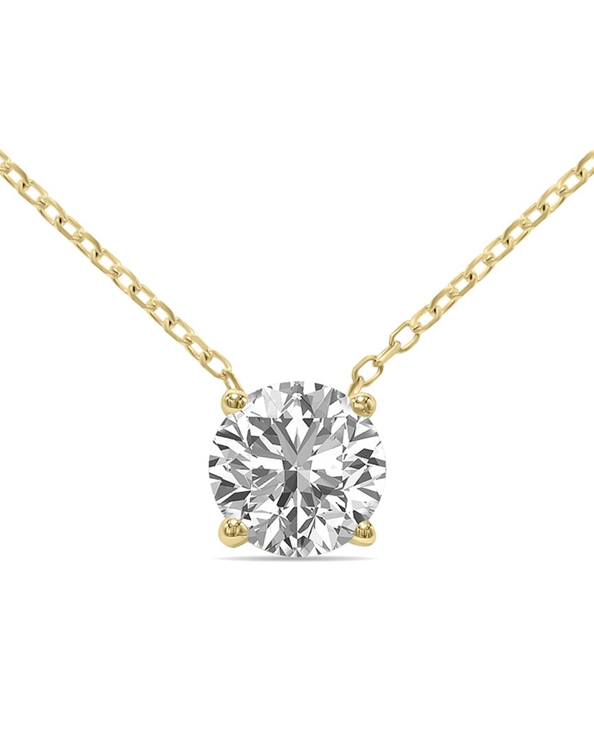 Lab Grown Diamonds 14k 0.75 Ct. Tw. Lab Grown Diamond Solitaire Necklace