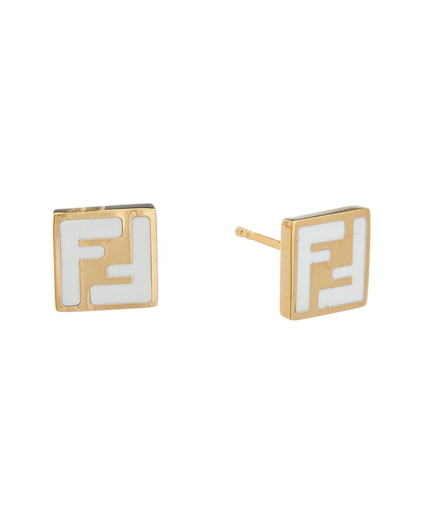 Fendi Forever  Earrings In Gold