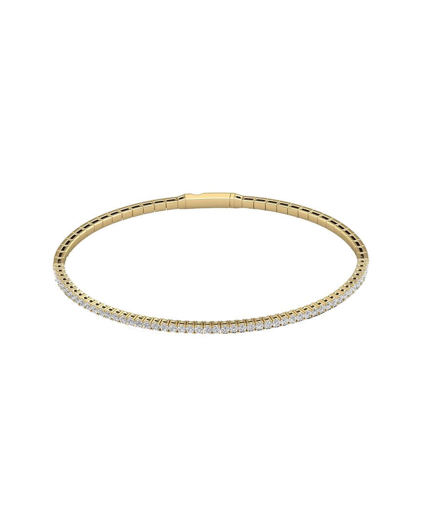 Lab Grown Diamonds 14k 1.00 Ct. Tw. Lab-grown Diamond Bracelet In Gold