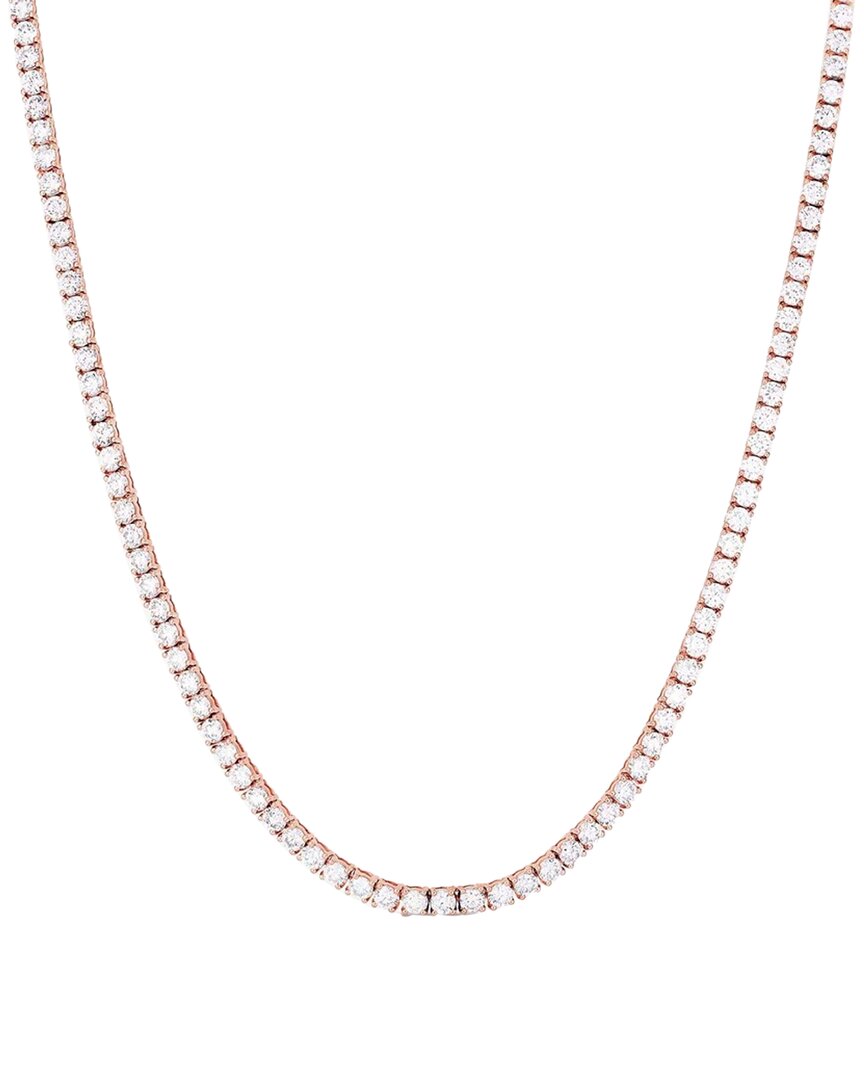 FOREVER CREATIONS SIGNATURE FOREVER CREATIONS 14K ROSE GOLD 7.00 CT. TW. LAB GROWN DIAMOND TENNIS NECKLACE