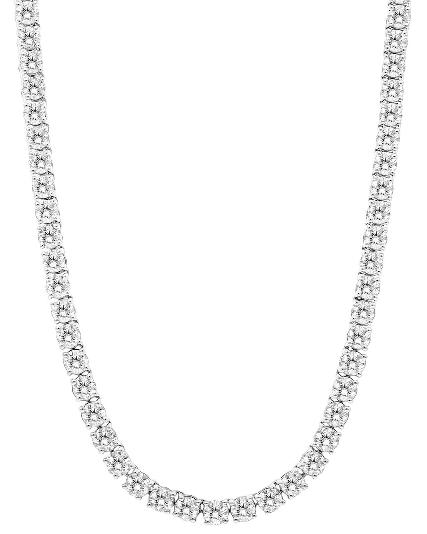 Forever Creations Signature Forever Creations 14k 10.00 Ct. Tw. Lab Grown Diamond Tennis Necklace