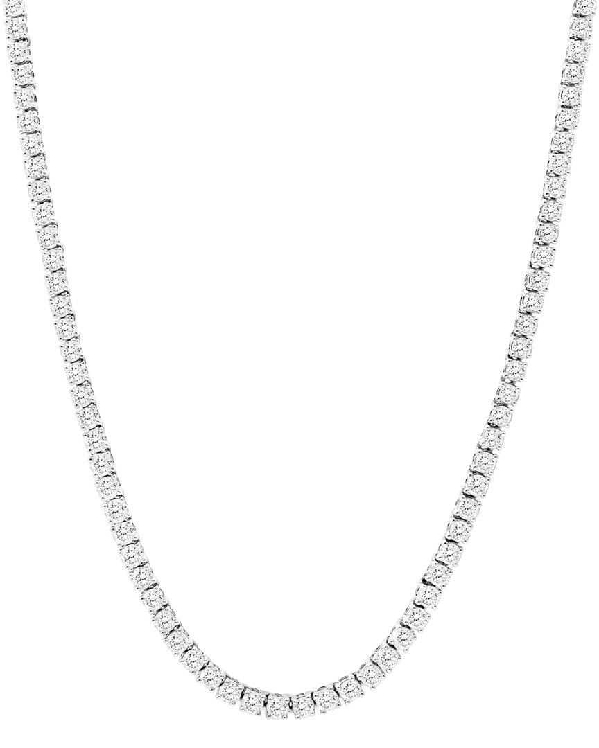 Forever Creations Signature Forever Creations 14k 12.00 Ct. Tw. Lab Grown Diamond Tennis Necklace