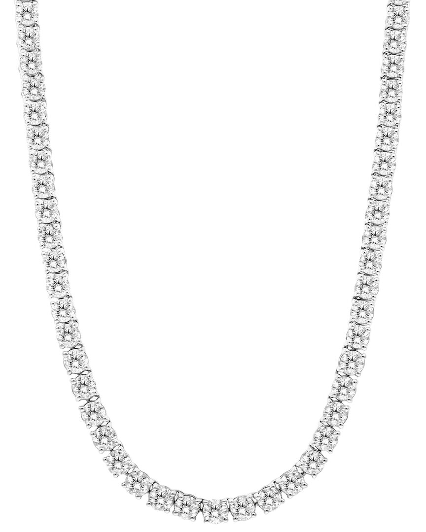 Forever Creations Signature Forever Creations 14k 14.00 Ct. Tw. Lab Grown Diamond Tennis Necklace