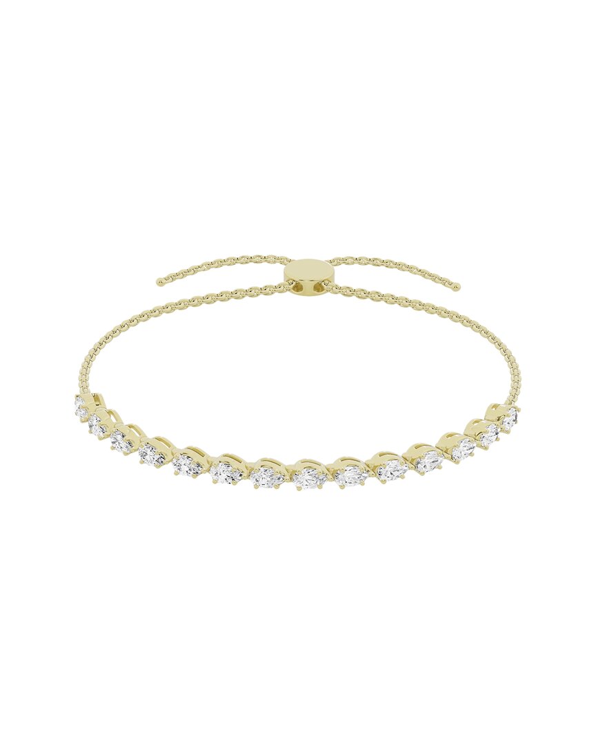 Lab Grown Diamonds 14k 1.00 Ct. Tw. Lab Grown Diamond Tennis Bolo Bracelet