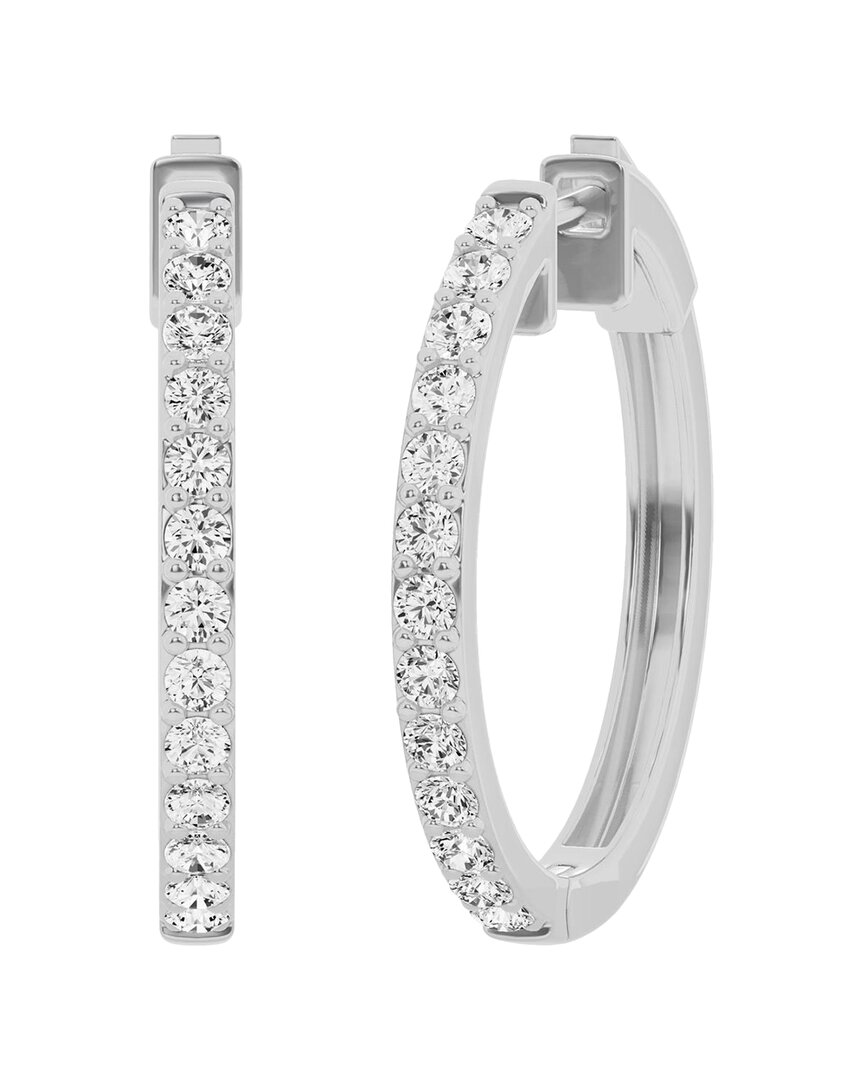 Lab Grown Diamonds 14k 1.00 Ct. Tw. Lab Grown Diamond Hoops