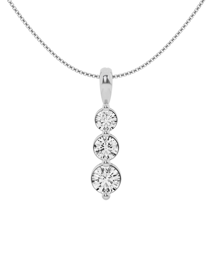 Lab Grown Diamonds 14k 2.00 Ct. Tw. Lab Grown Diamond Pendant Necklace