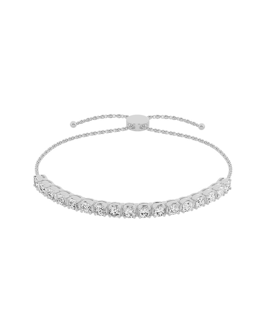 Lab Grown Diamonds 14k 1.00 Ct. Tw. Lab Grown Diamond Tennis Bolo Bracelet