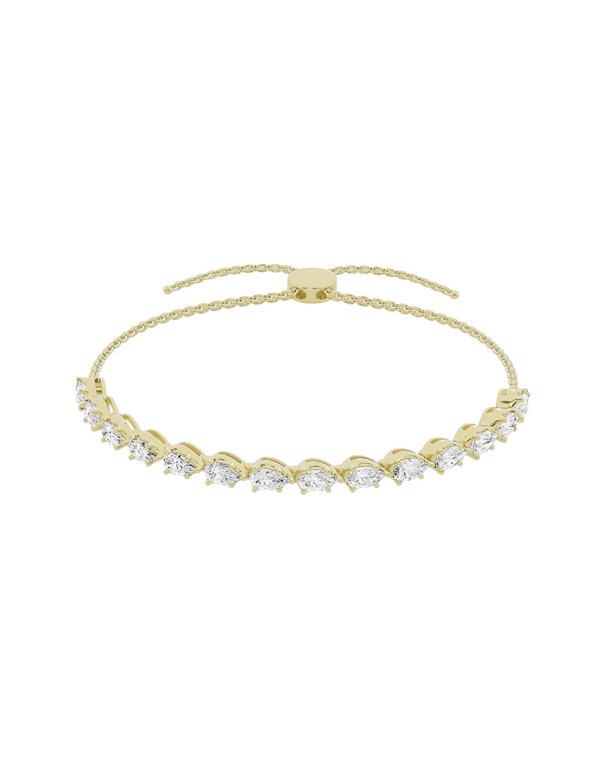 Lab Grown Diamonds 14k 2.00 Ct. Tw. Lab Grown Diamond Tennis Bolo Bracelet