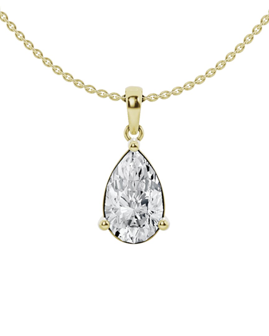 Lab Grown Diamonds 14k 2.00 Ct. Tw. Lab Grown Diamond Solitaire Pendant Necklace