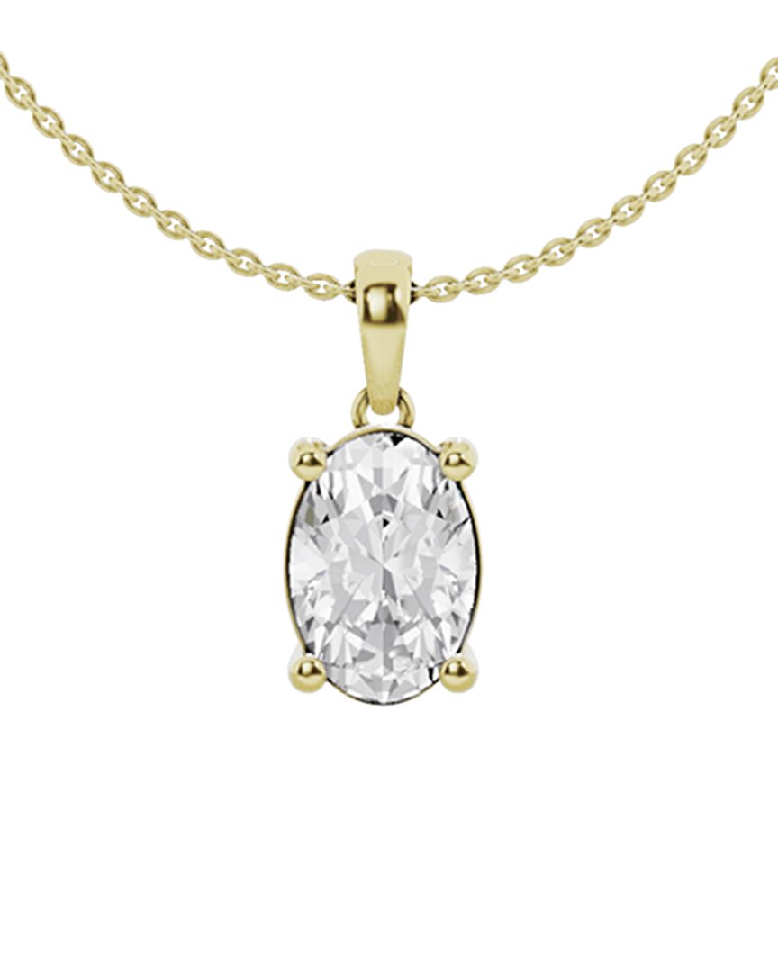 Lab Grown Diamonds 14k 2.00 Ct. Tw. Lab Grown Diamond Solitaire Pendant Necklace