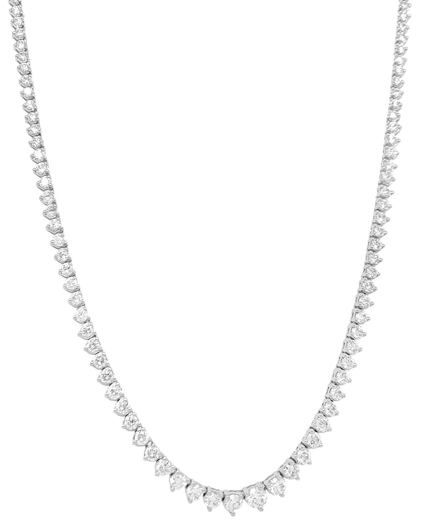 Shop Lab Grown Diamonds Platinum 5.00 Ct. Tw. Lab Grown Diamond Necklace