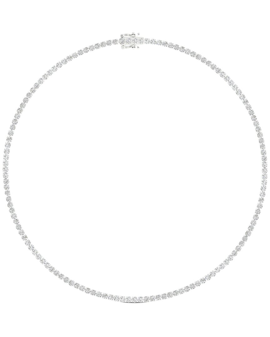 Shop Lab Grown Diamonds Platinum 11.00 Ct. Tw. Lab Grown Diamond Necklace