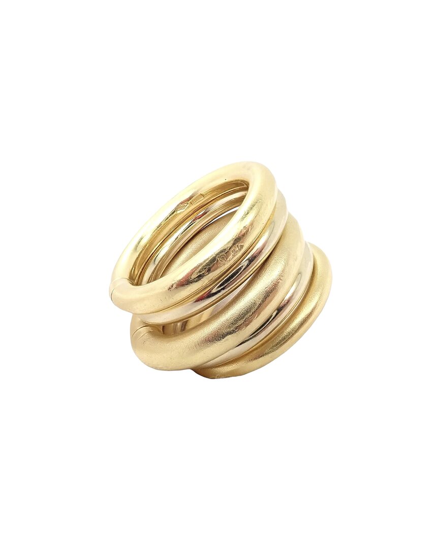 Shop Pomellato Tubolare 18k Two-tone Ring (authentic )