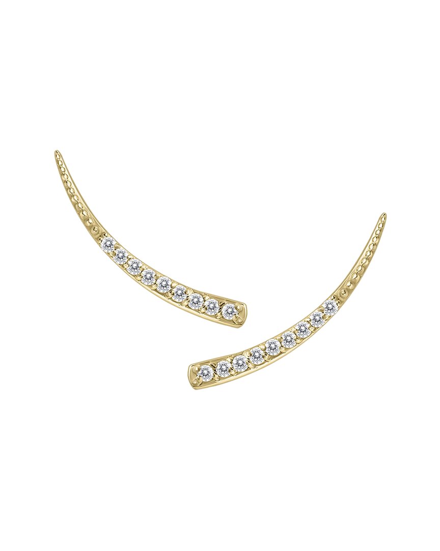 Diamond Select Cuts 14k 0.18 Ct. Tw. Diamond Earrings In Gold