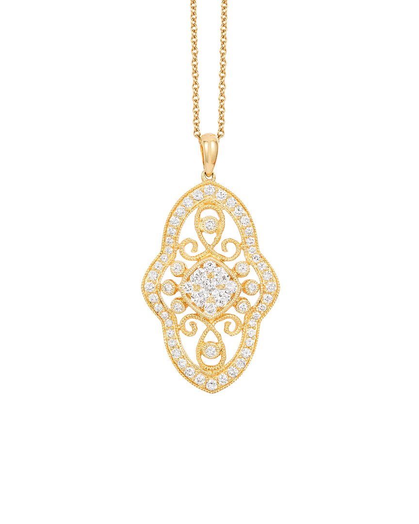 Le Vian 14k Honey Gold 0.90 Ct. Tw. Diamond Pendant Necklace